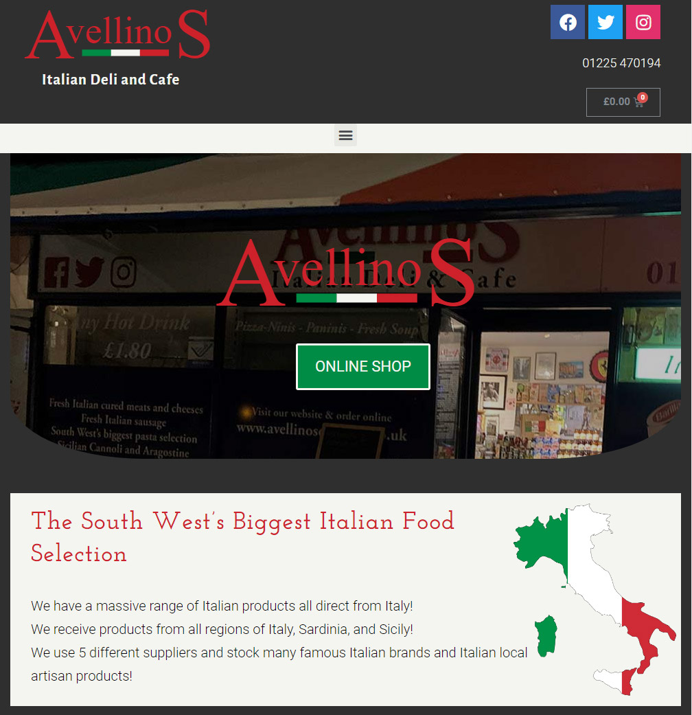 avellinos-website-development