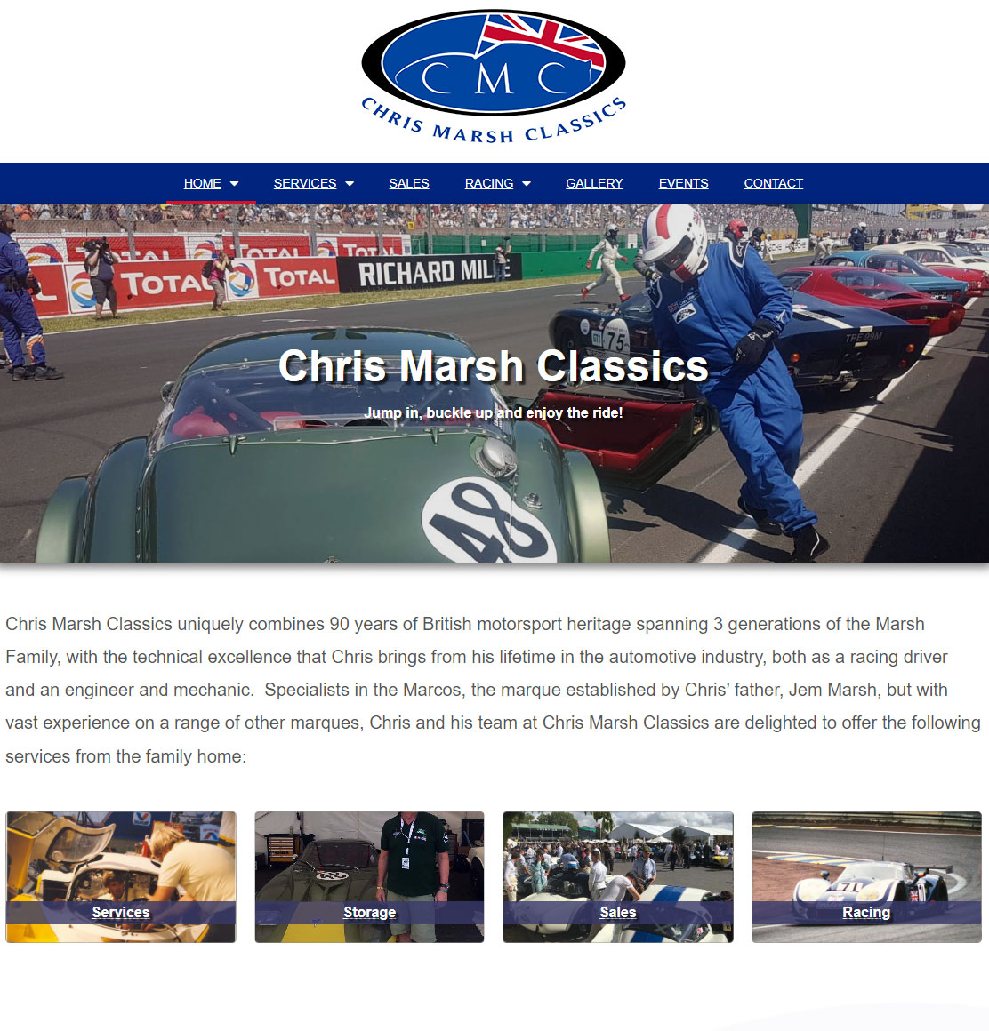 Chris Marsh Classics Website